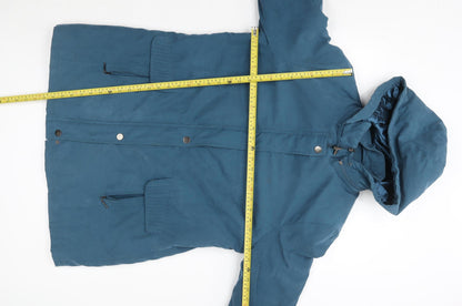 Womens UK Size M BM Blue Parka Coat