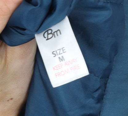 Womens UK Size M BM Blue Parka Coat