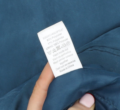 Womens UK Size M BM Blue Parka Coat
