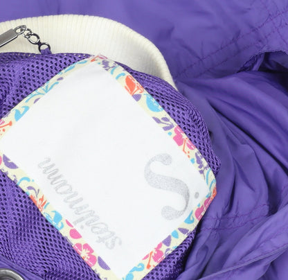 Womens UK Size S Steilmann Purple Anorak Coat
