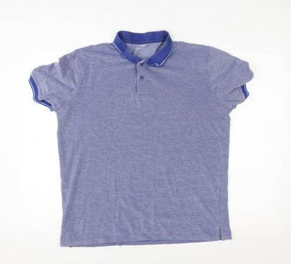 Mens UK Size L Dunnes Stores Cotton Blend Polo Shirt