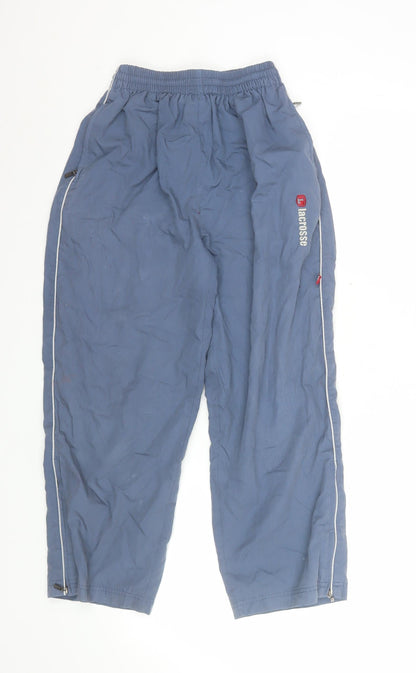 Boys UK Size 8 Years Lacrosse Regular Fit Jogger Blue Trousers