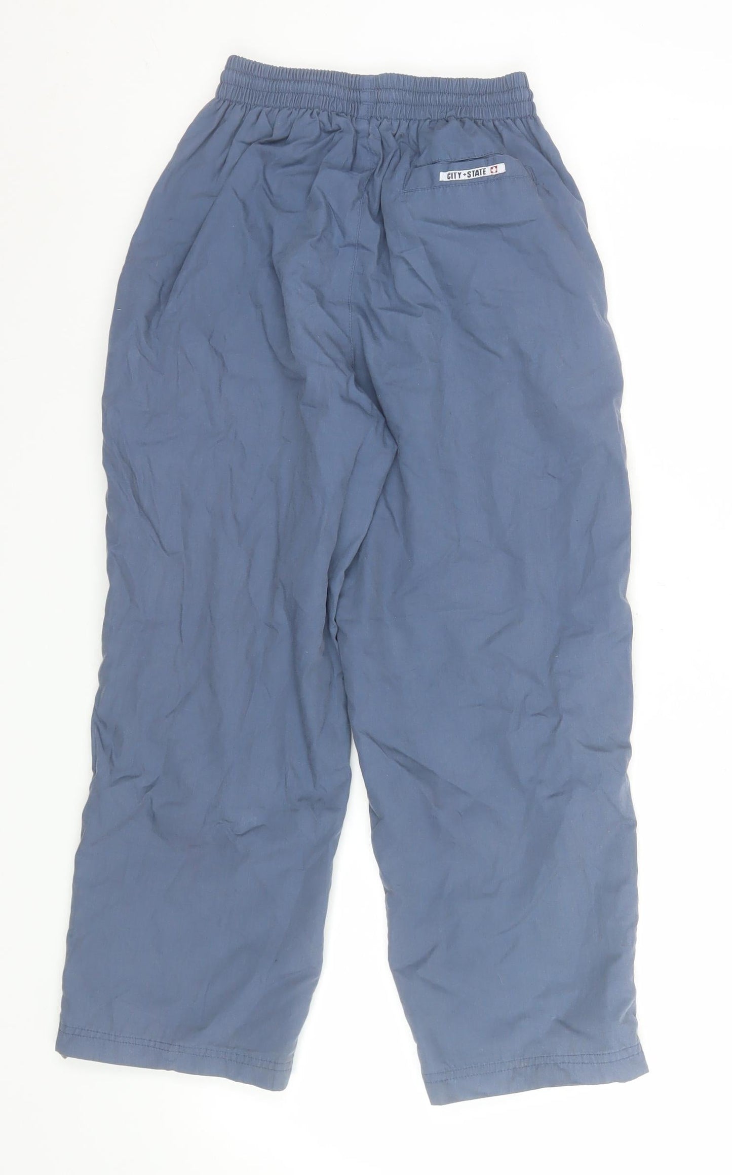 Boys UK Size 8 Years Lacrosse Regular Fit Jogger Blue Trousers