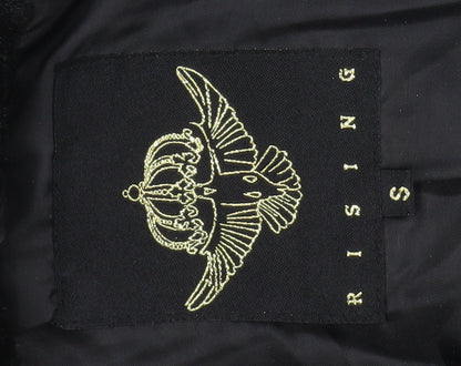 Womens UK Size S Rising Black Puffer Jacket