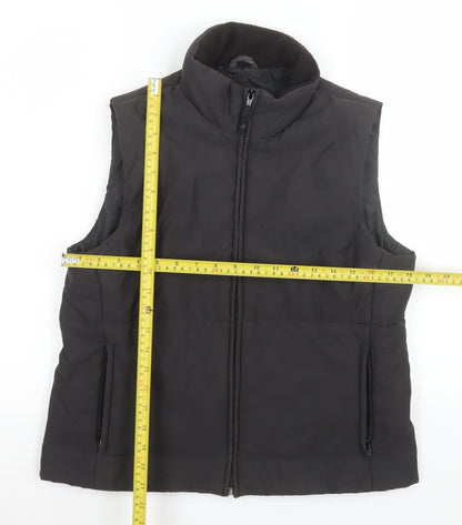 Womens UK Size 12 Dorothy Perkins Black Bodywarmer
