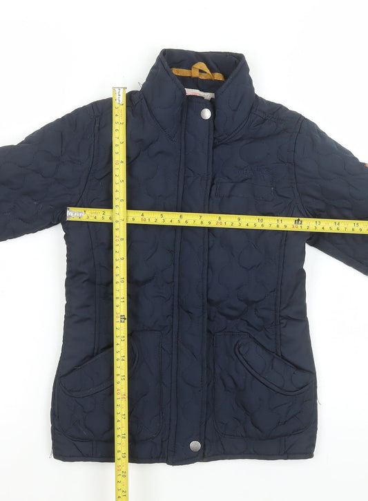 Girls UK Size 5-6 Years Regatta Blue Quilted Coat