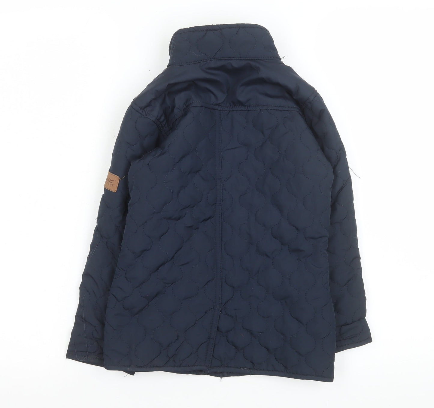 Girls UK Size 5-6 Years Regatta Blue Quilted Coat