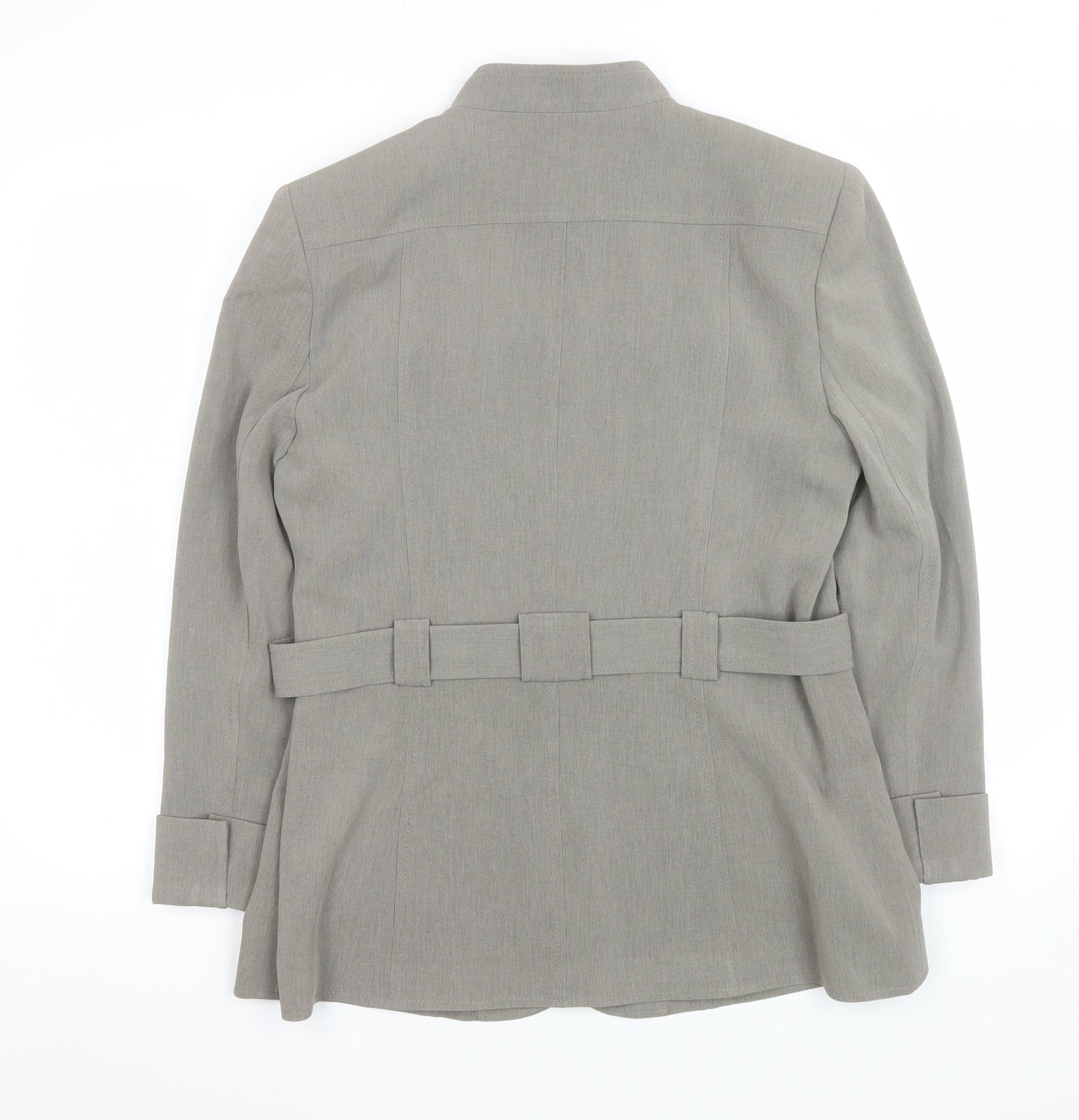 Womens UK Size 14 Planet Grey Military Jacket