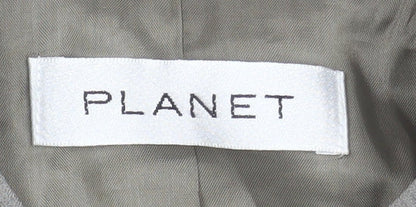 Womens UK Size 14 Planet Grey Military Jacket