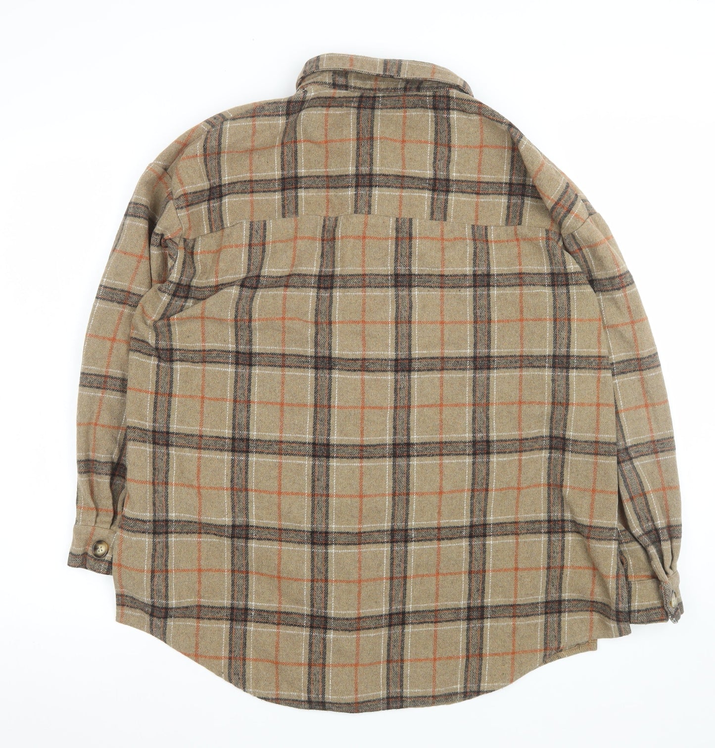 Unisex Adults UK Size M Missguided Beige Shirt Jacket