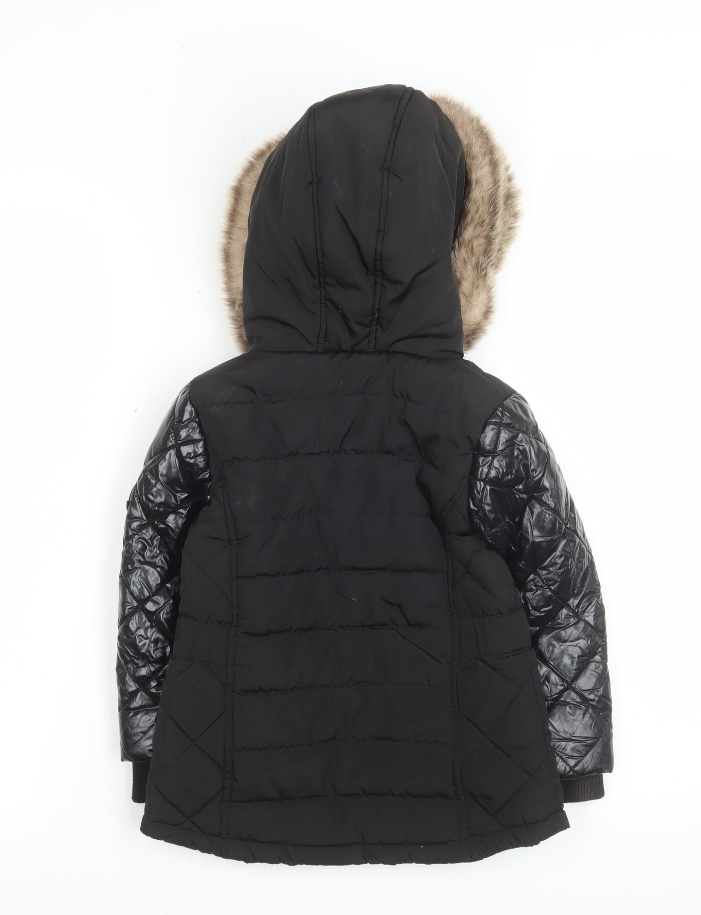 Girls UK Size 3-4 Years River Island Black Puffer Jacket