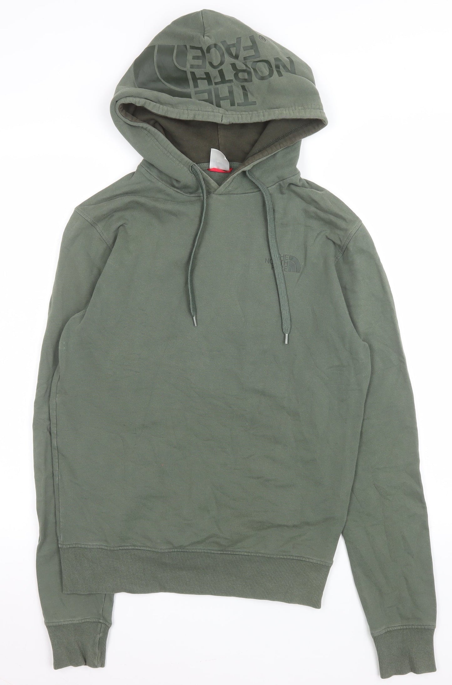 Mens UK Size XS The North Face Green Pullover Hoodie