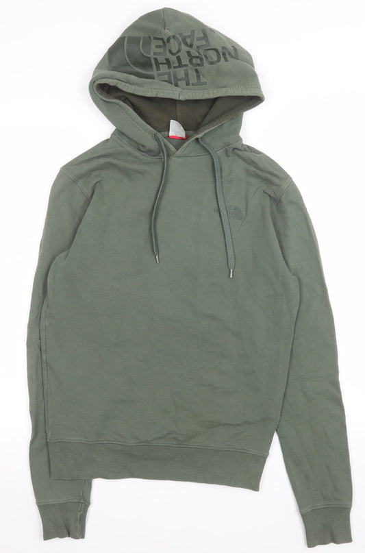 Mens UK Size XS The North Face Green Pullover Hoodie