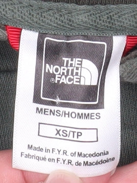 Mens UK Size XS The North Face Green Pullover Hoodie