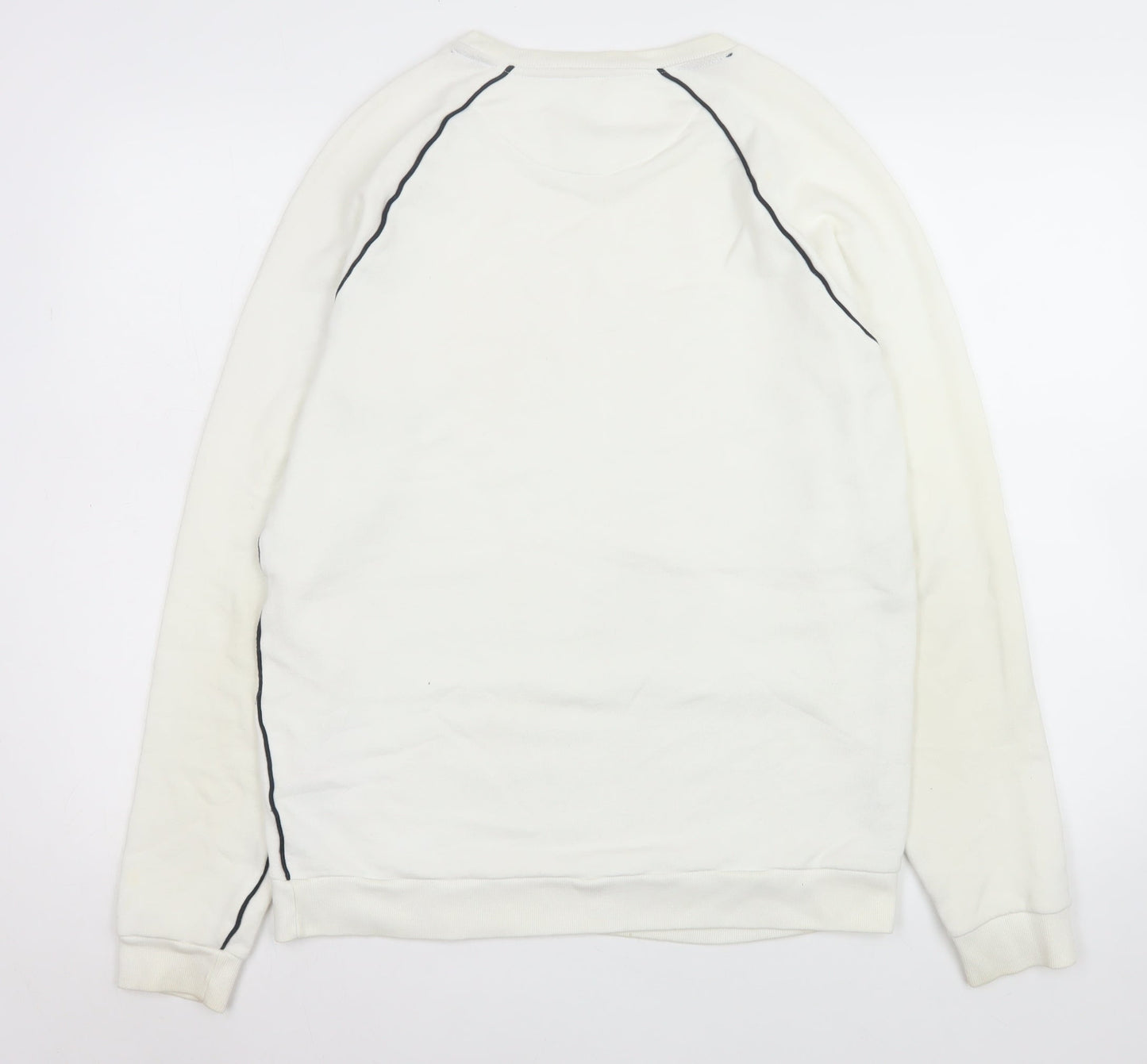 Mens UK Size S Jack Wills White Pullover Sweatshirt