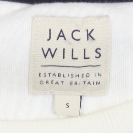 Mens UK Size S Jack Wills White Pullover Sweatshirt