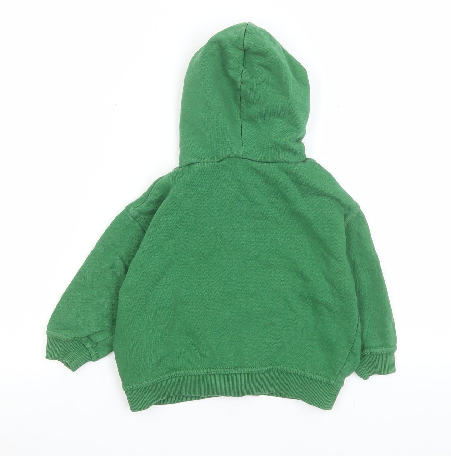 Boys UK Size 3 Years Zara Green Pullover Hoodie
