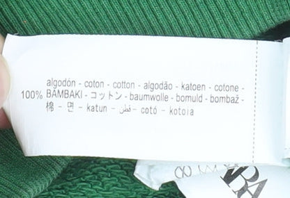 Boys UK Size 3 Years Zara Green Pullover Hoodie