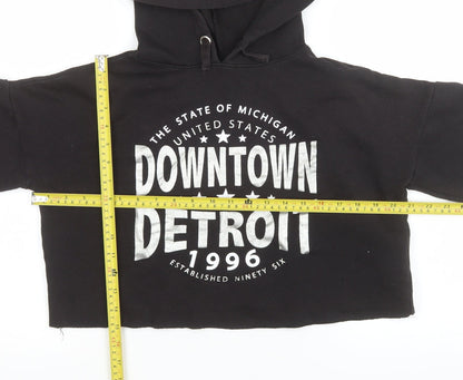 Girls UK Size 12-13 Years 915 Generation Black Pullover Hoodie