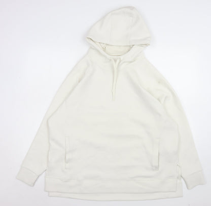 Mens UK Size L Marks and Spencer Ivory Pullover Hoodie