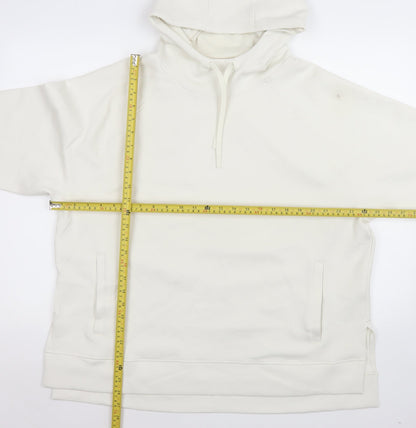 Mens UK Size L Marks and Spencer Ivory Pullover Hoodie