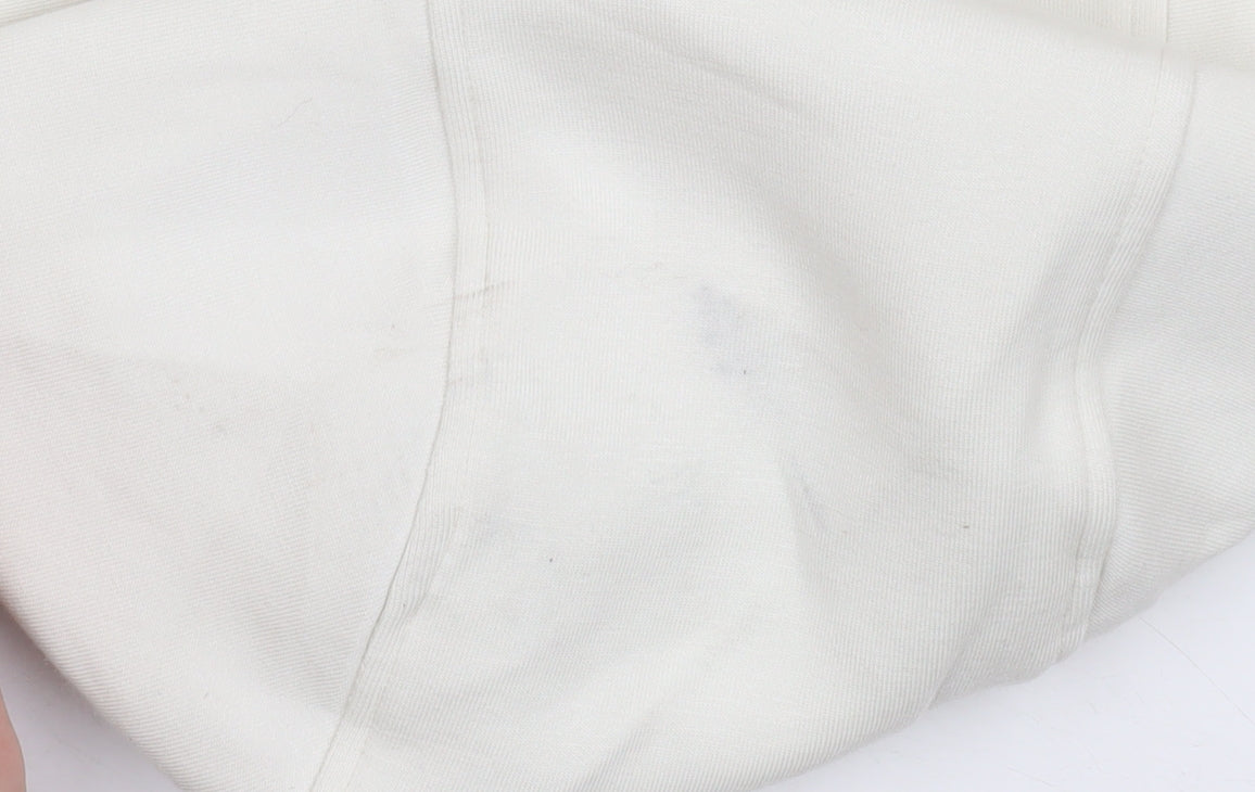 Mens UK Size L Marks and Spencer Ivory Pullover Hoodie
