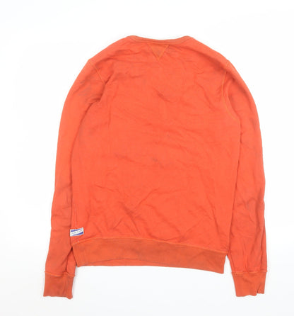 Womens UK Size S Scotch & Soda Orange Pullover Sweatshirt