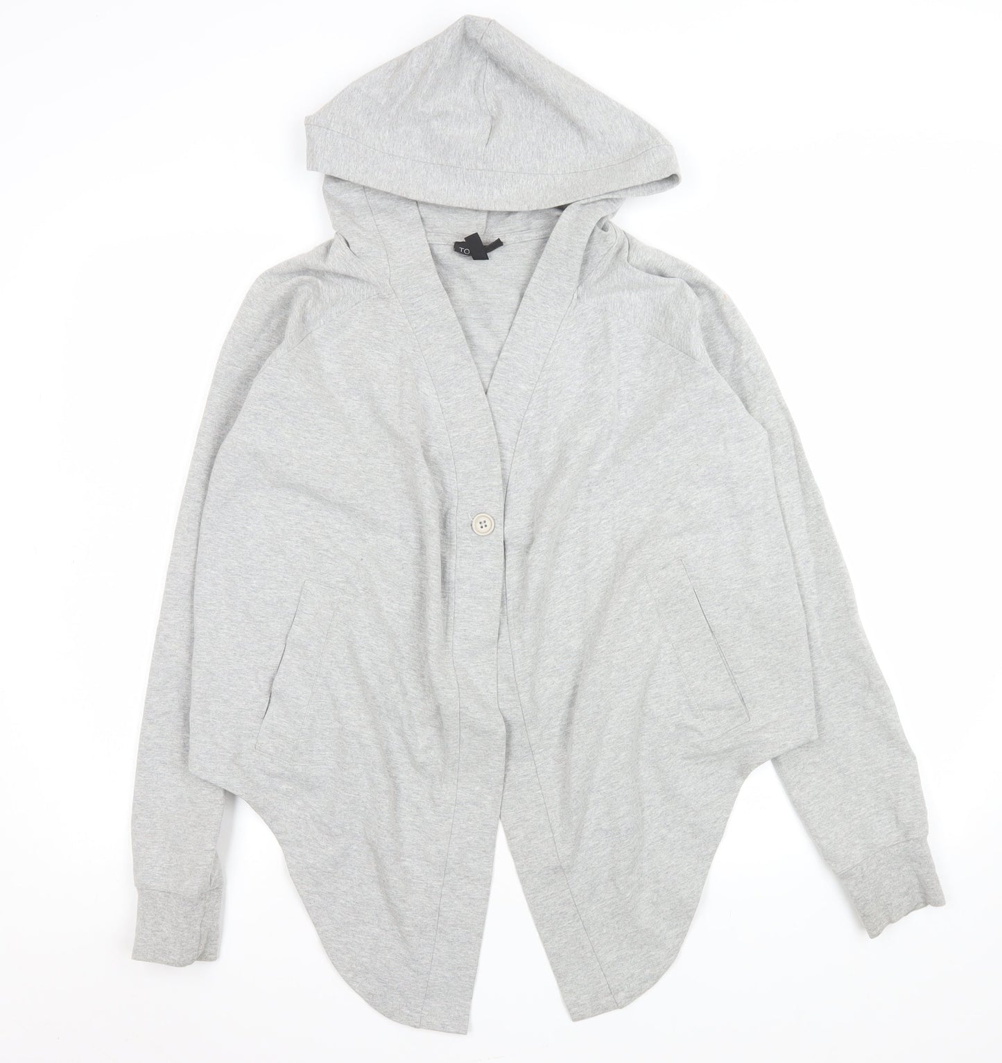 Womens UK Size S Topshop Grey Basic Jacket