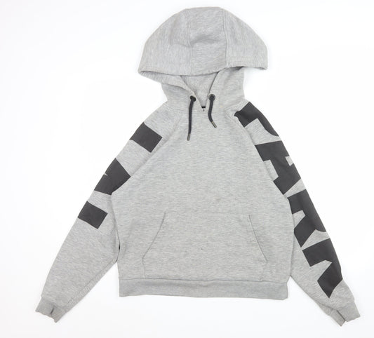 Womens UK Size M IVY PARK Grey Pullover Hoodie