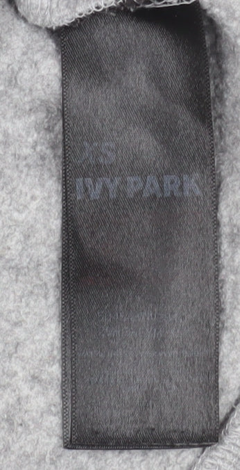 Womens UK Size M IVY PARK Grey Pullover Hoodie
