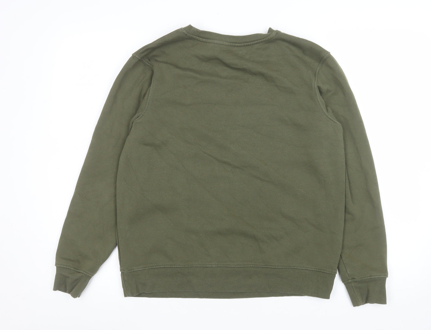 Womens UK Size S Marks and Spencer Green Pullover Sweatshirt