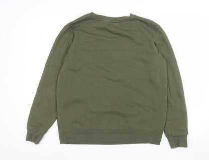 Womens UK Size S Marks and Spencer Green Pullover Sweatshirt