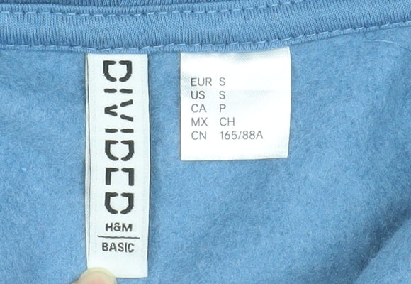 Womens UK Size S H&M Blue Basic Jacket