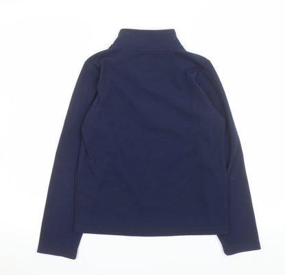 Peter Storm Boys Blue Fleece 1/4 Zip Pullover Sweatshirt 9-10 Years