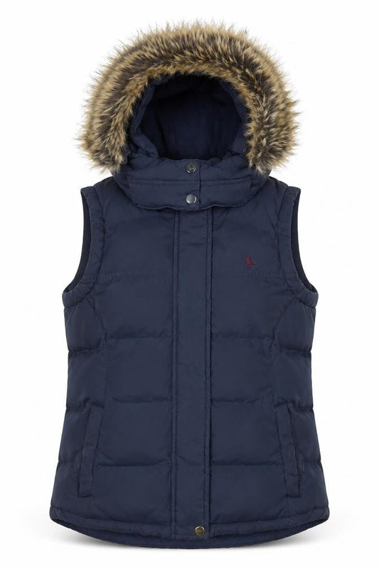 Womens UK Size 6 Jack Wills Blue Puffer Jacket