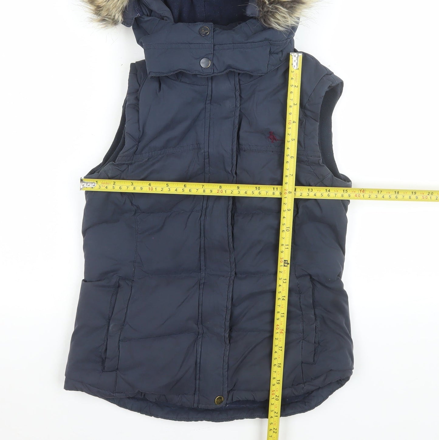 Womens UK Size 6 Jack Wills Blue Puffer Jacket