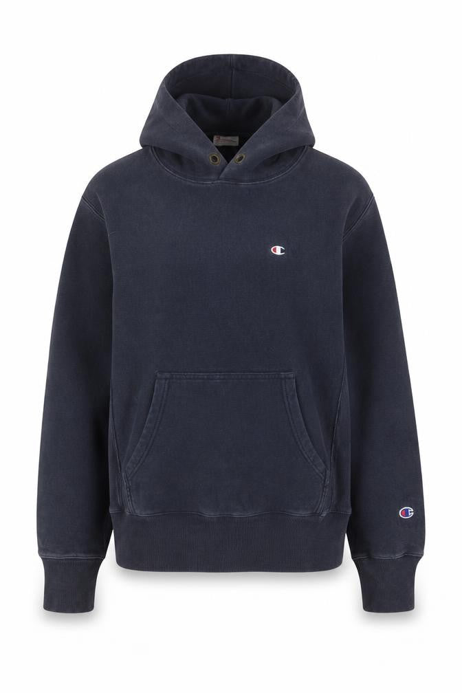 Womens UK Size L Champion Blue Pullover Hoodie