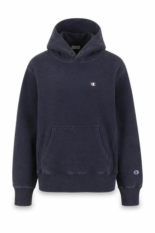 Womens UK Size L Champion Blue Pullover Hoodie