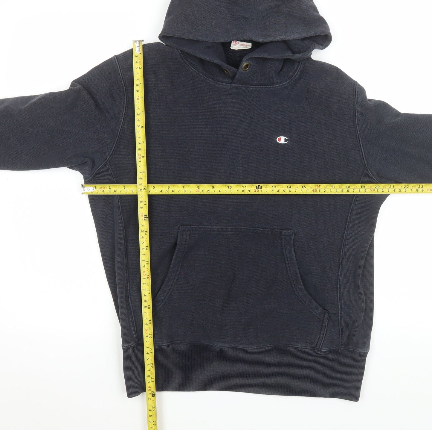 Womens UK Size L Champion Blue Pullover Hoodie
