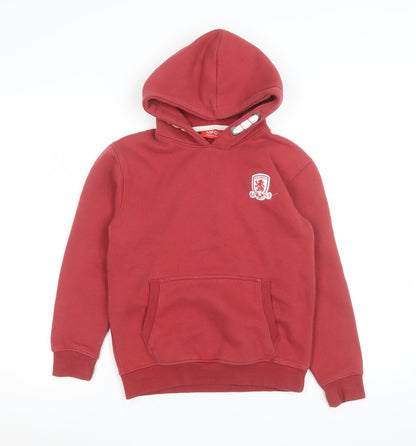 Boys UK Size 9-10 Years MFC Official Merchandise Red Pullover Hoodie