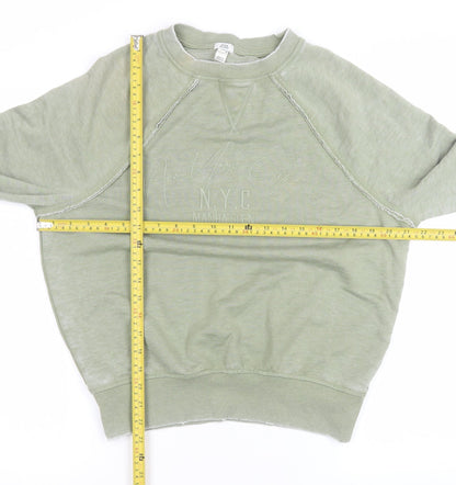 Womens UK Size XS River Island Green Pullover Sweatshirt