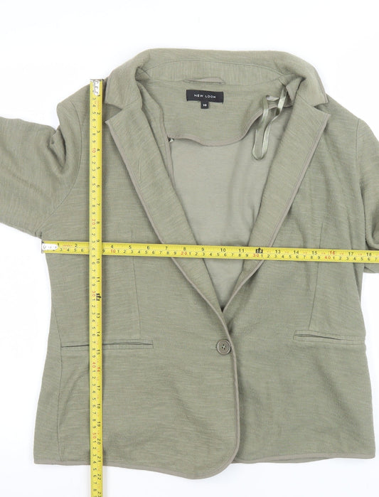 Womens UK Size 10 New Look Regular Green Blazer