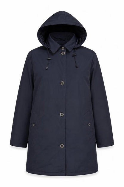 Womens UK Size M Viyella Blue Rain Coat