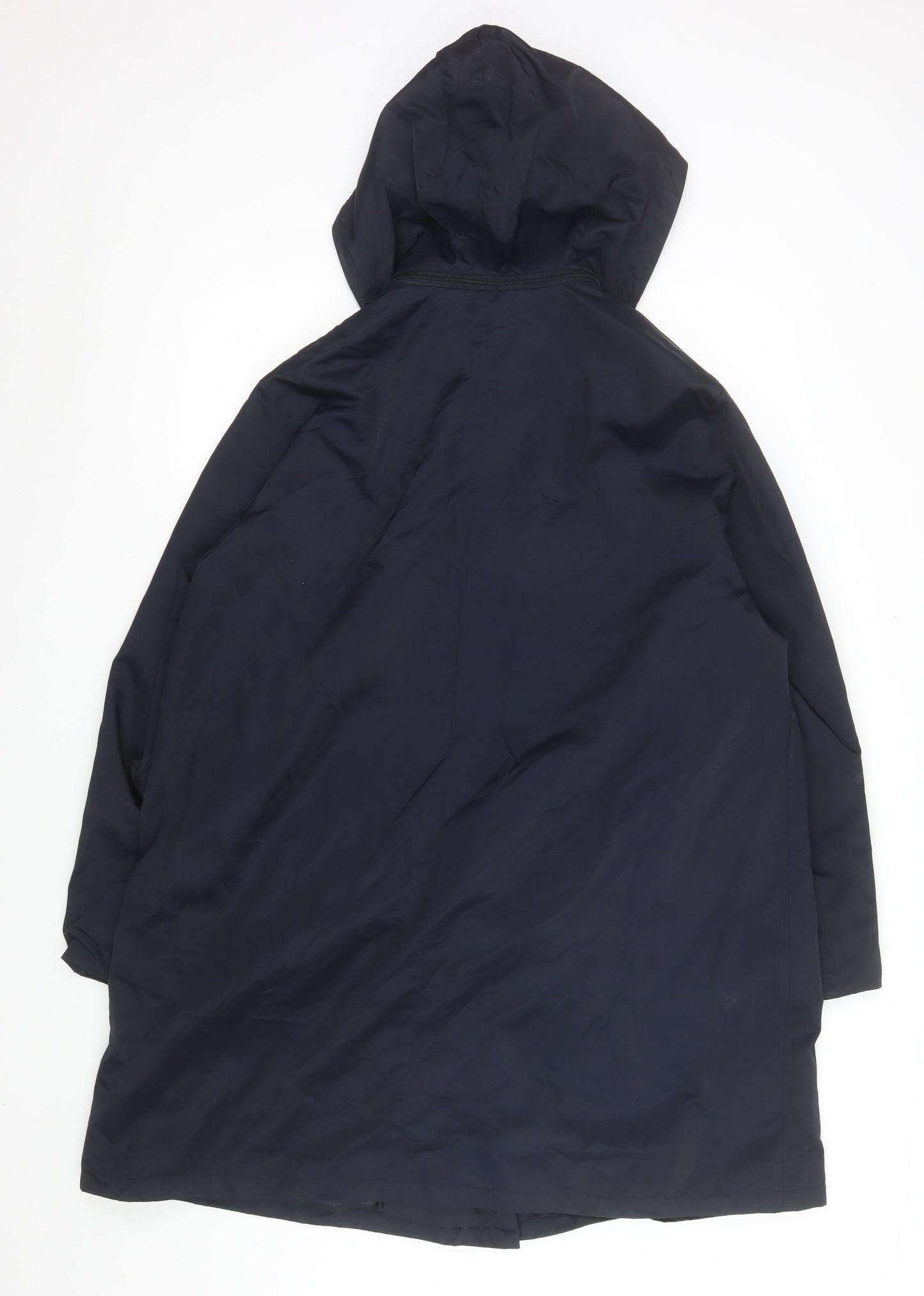 Womens UK Size M Viyella Blue Rain Coat