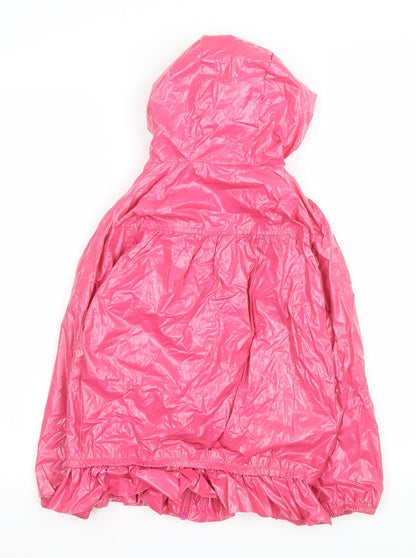 Girls UK Size 8 Years NEXT Pink Rain Coat