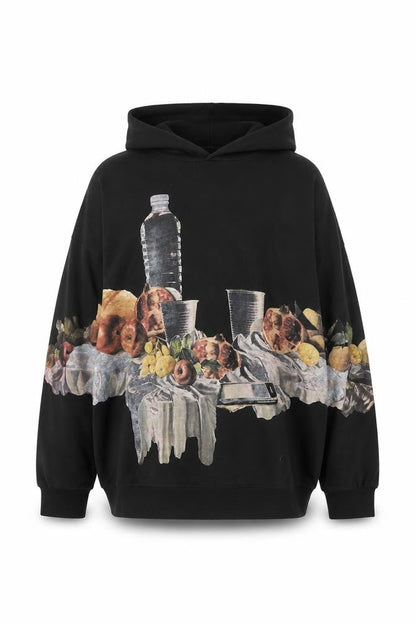 Womens UK Size S Zara Black Pullover Hoodie