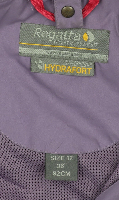 Womens UK Size 12 Regatta Purple Rain Coat