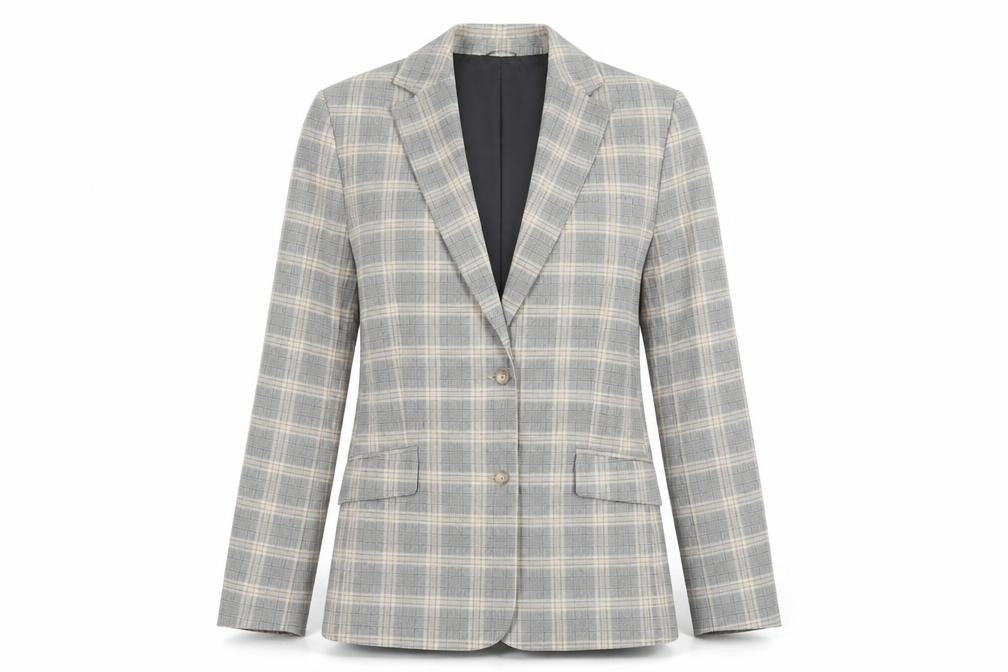 Womens UK Size 10 Marks and Spencer Regular Grey Blazer