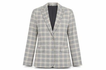 Womens UK Size 10 Marks and Spencer Regular Grey Blazer