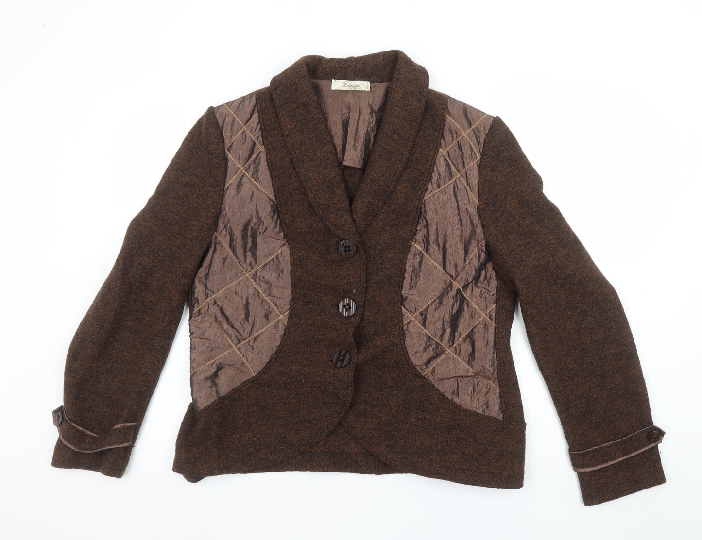 Womens UK Size 18 Peruzzi Regular Brown Blazer